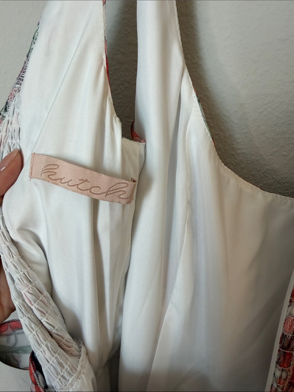 Hutch Floral Micro-Pleated Maxi Dress with Belt - Picture 4 of 7